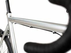 BLB Brick Lane Bikes La Piovra ATK Fixie/Singlespeed Bike - Argent Poli -vélo Soldes 0037723 blb la piovra atk fixie single speed bike polished silver