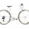 6KU Vélo De Ville Odessa - Cream White -vélo Soldes 0043868 6ku odessa 8spd city bike coney white