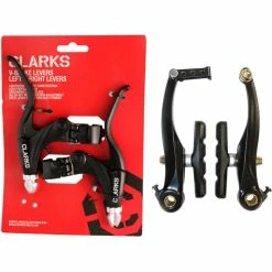 Clarks V-Brake Calipers + Levers Set 13 Clarks V-Brake Calipers + Levers Set -vélo Soldes Clarks V Brake Calipers Levers Set Brake Levers Black NotSet CLK 370 960 CH 5 5
