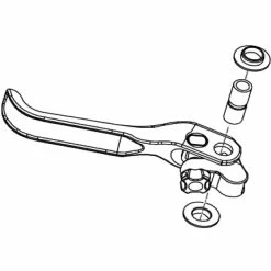 FSA K-Force Carbon Disc Brake Lever 7 FSA K-Force Carbon Disc Brake Lever -vélo Soldes FSA K Force Carbon Disc Brake Lever Brake Levers Black Not Set 406 0036 0