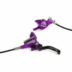 Frein Hope Tech 3 E2 (sans Disque) -vélo Soldes Hope Tech 3 X2 Brake No Rotor Disc Brake Callipers Purple 2019 T3X2PUBFL