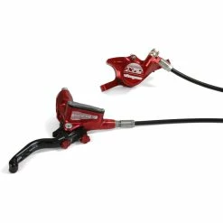 Frein Hope Tech 3 E2 (sans Disque) -vélo Soldes Hope Tech 3 X2 Brake No Rotor Disc Brake Callipers Red 2019 T3X2RFL