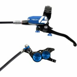 Hope Tech 4 E4 Brake - No Rotor -vélo Soldes Hope Tech 4 E4 Brake No Rotor Disc Brake Callipers Black Blue T4E4BL