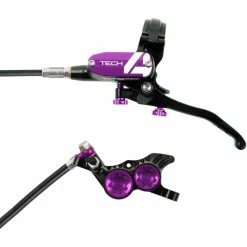 Hope Tech 4 E4 Brake - No Rotor -vélo Soldes Hope Tech 4 E4 Brake No Rotor Disc Brake Callipers Black Purple T4E4PUL