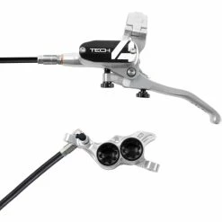 Hope Tech 4 E4 Brake - No Rotor -vélo Soldes Hope Tech 4 E4 Brake No Rotor Disc Brake Callipers Silver Black T4E4ZSNL