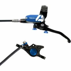 Frein Hope Tech 4 X2 (sans Disque) -vélo Soldes Hope Tech 4 X2 Brake No Rotor Disc Brake Callipers Black Blue T4X2BL
