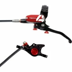 Frein Hope Tech 4 X2 (sans Disque) -vélo Soldes Hope Tech 4 X2 Brake No Rotor Disc Brake Callipers Black Red T4X2RL