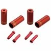 Butées Et Rangements Jagwire (pour Câbles De Frein Et Vitesse) -vélo Soldes Jagwire Brake Gear Ferrules Tidys Brake Cables Red NotSet JWBP210RED