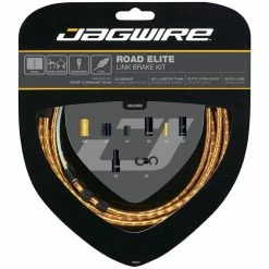 Jagwire Road Elite Link Brake Kit -vélo Soldes Jagwire Road Elite Link Brake Kit Brake Cables Gold JCK702