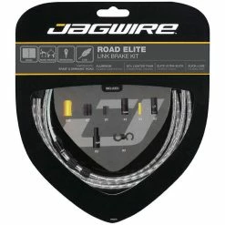 Jagwire Road Elite Link Brake Kit -vélo Soldes Jagwire Road Elite Link Brake Kit Brake Cables Silver JCK701