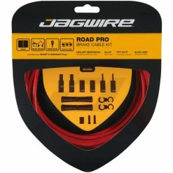 Kit De Frein Jagwire Pro (route) -vélo Soldes Jagwire Road Pro Brake Kit Brake Cables Red NotSet JCK204