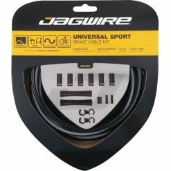 Kit De Câbles De Freins Jagwire Universal Sport -vélo Soldes Jagwire Universal Sport Brake Cable Kit Brake Cables Black NotSet JBC03BK 0