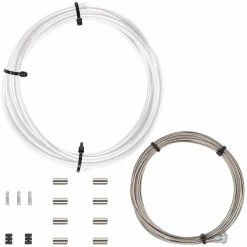 Câbles De Frein LifeLine Essential Shimano/SRAM (route) 12 Câbles De Frein LifeLine Essential Shimano/SRAM (route) -vélo Soldes LifeLine Essential Brake Cable Set Shimano SRAM Road Brake Cables White NotSet 220ST BR WHT