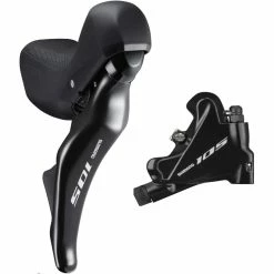 Frein à Disque Hydraulique Shimano 105 R7025 -vélo Soldes Shimano 105 R7025 Hydraulic Disc Brake Brake Levers Black R7025DLRS 0