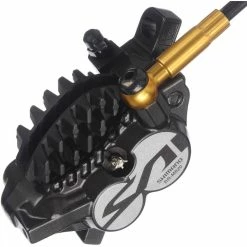 Étrier De Frein Shimano Saint M820 Hydraulique (4 Pistons) -vélo Soldes Shimano Saint M820 Hydraulic 4 Piston Disc Brake Caliper Disc Brake Callipers Black BRM820FR 0