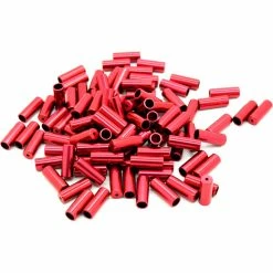 Transfil Trade Pack 5mm Brake Ferrule 9 Transfil Trade Pack 5mm Brake Ferrule -vélo Soldes Transfil Trade Pack 5mm Brake Ferrule Brake Cables Spares Red KB61R