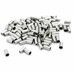 Transfil Trade Pack 5mm Brake Ferrule 8 Transfil Trade Pack 5mm Brake Ferrule -vélo Soldes Transfil Trade Pack 5mm Brake Ferrule Brake Cables Spares Silver KB61S