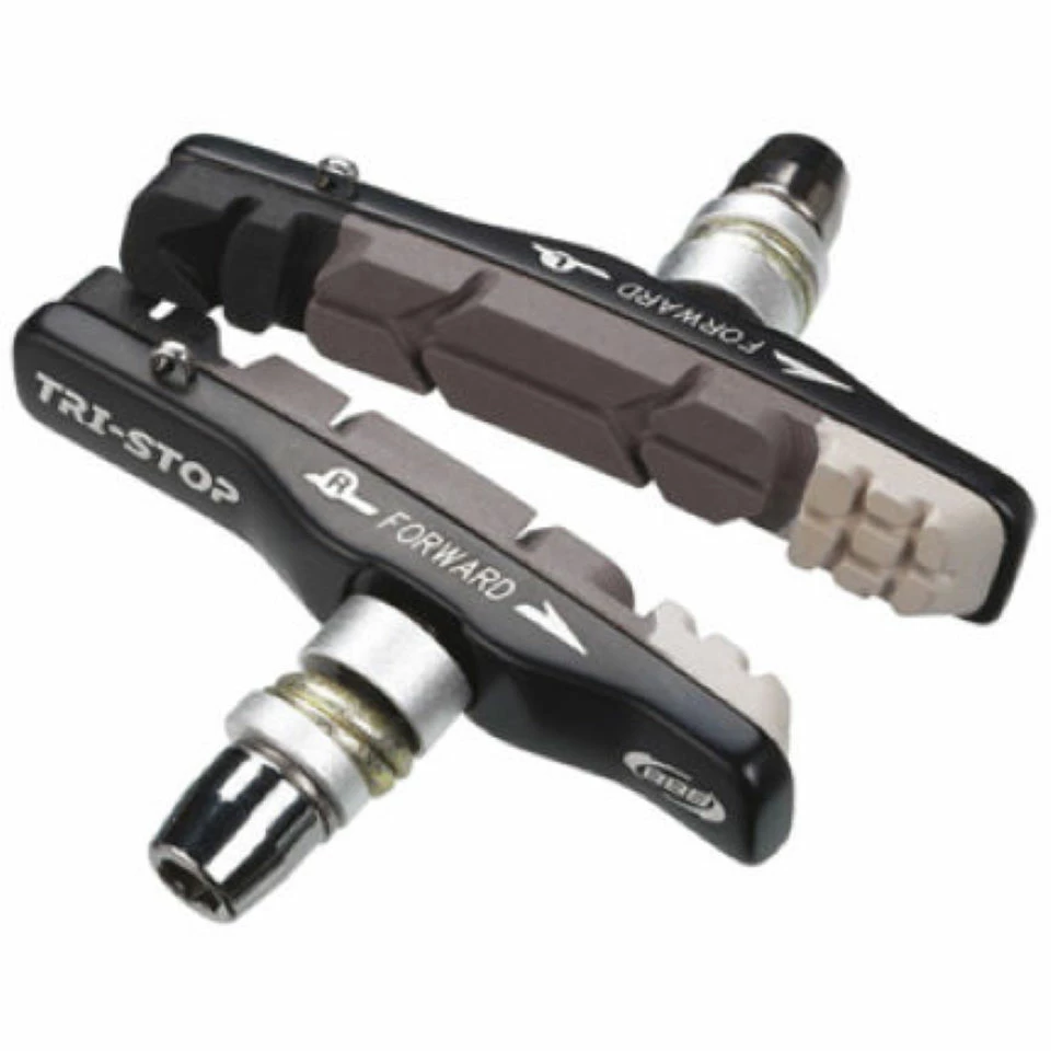 Patins De Frein Et Porte-patins BBB BBS-14T TriStop Pour V-brakes 3 Patins De Frein Et Porte-patins BBB BBS-14T TriStop Pour V-brakes
