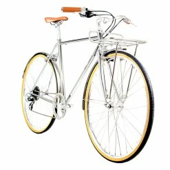 BLB Brick Lane Bikes Coccinelle Town 8 Vitesses - Chrome -vélo Soldes chrome 6yakz0ostpOIRn