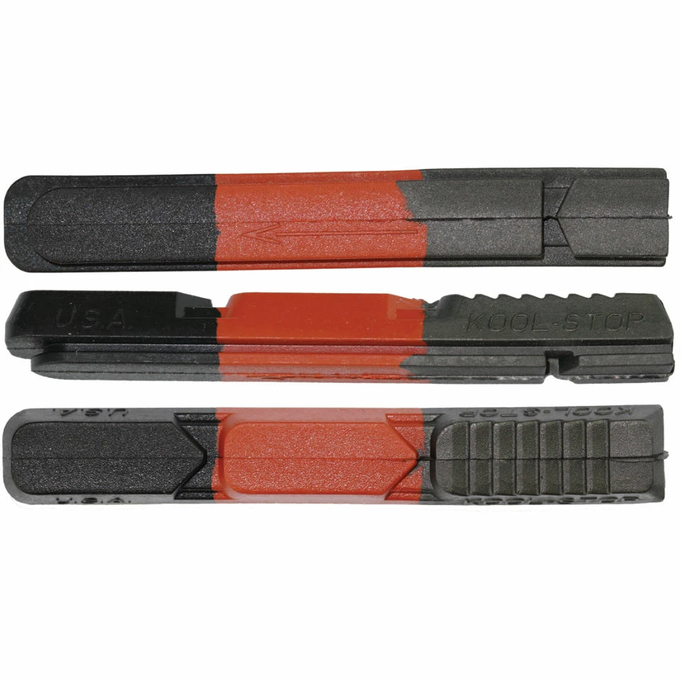 Patins Kool Stop V-Brake V2 En Gomme Triple (pour H2 Et H12) 3 Patins Kool Stop V-Brake V2 En Gomme Triple (pour H2 Et H12)