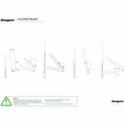 Fixation De Frein à Disque Hope (noire, Option2) -vélo Soldes prod13728 Black NE 06