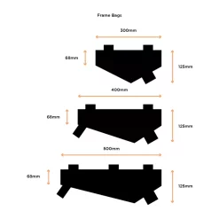 Sacoche De Cadre - RESTRAP - Frame Bag M -vélo Soldes sacoche de cadre restrap frame bag m 3