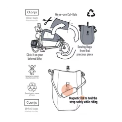 Sacoche De Vélo SoloBag 22L - Clarijs -vélo Soldes sacoche de velo solobag 22l clarijs 10