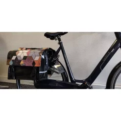 SACOCHE VÉLO DOUBLE CUBES CLARIJS 12 SACOCHE VÉLO DOUBLE CUBES CLARIJS -vélo Soldes sacoche velo double cubes clarijs 2