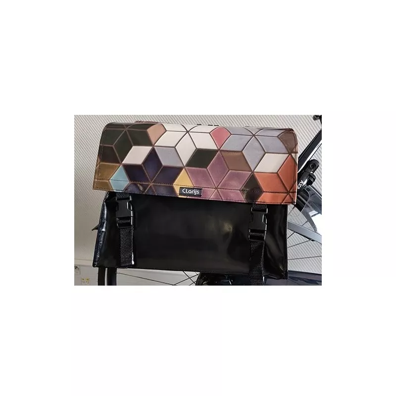 SACOCHE VÉLO DOUBLE CUBES CLARIJS 3 SACOCHE VÉLO DOUBLE CUBES CLARIJS