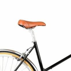 BLB Brick Lane Bikes Butterfly Town 3 Vitesses - Noir -vélo Soldes sattel butterfly