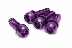 Reverse Jeu De Vis Pour Frein à Disque M6 18mm - 4 Pièces - Violet