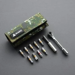 Granite Jeu D'outils De Réparation RocknRoll - Vert/Camo -vélo Soldes Repair Tool Set Gr n Camo