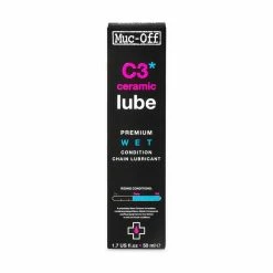 Muc-Off C3 Wet Ceramic Lube Lubrifiant Pour Chaînes - 50ml -vélo Soldes Web 869 c3 wet weather cermaic lube 50ml 2021 1200x1200