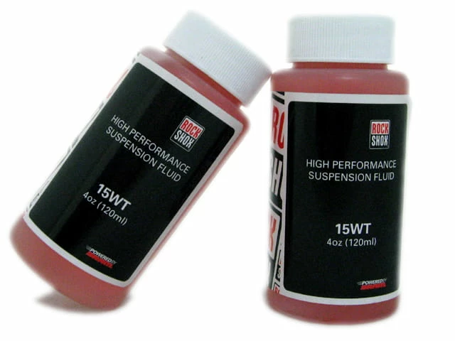 Rock-shox Huile Pour Fourche De Suspension 2.5/5/10/15wt - Powered By Sram - 120ml 3 Rock-shox Huile Pour Fourche De Suspension 2.5/5/10/15wt - Powered By Sram - 120ml